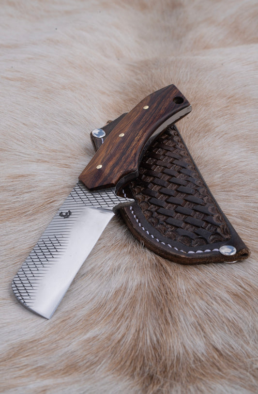 The Range Hand Knife, Rasp/Ironwood